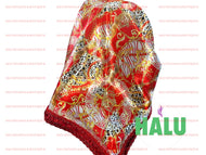 Quilla De Chango Tigre en Satin/ Chango Satin Bandana/ Santeria