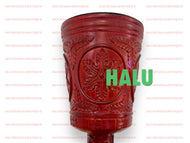 Pilon de Madera Tallado Oscuro