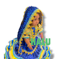 18" Muñeca Religiosa Elegante Dos Aguas/ Oshun Yemaya Doll for Santeria IFA