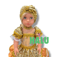 18” Muñeca Religiosa para Ochun/ Religious Doll for Ochun/Santeria