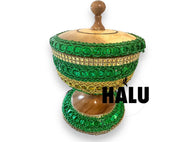 Orula Ikofa Ajere Decorada/ Orula Wooden Pot/ Mano Orula