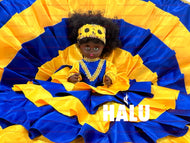 Muñeca Religiosa Dos Aguas/ Oshun Yemaya Religious Doll