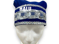 Yemaya Quilla/ Bandana Yemaya Blue White/ Santeria Quillas