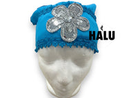 Yemaya Asesu Quilla/ Bandana Yemaya Blue White/ Santeria Quillas