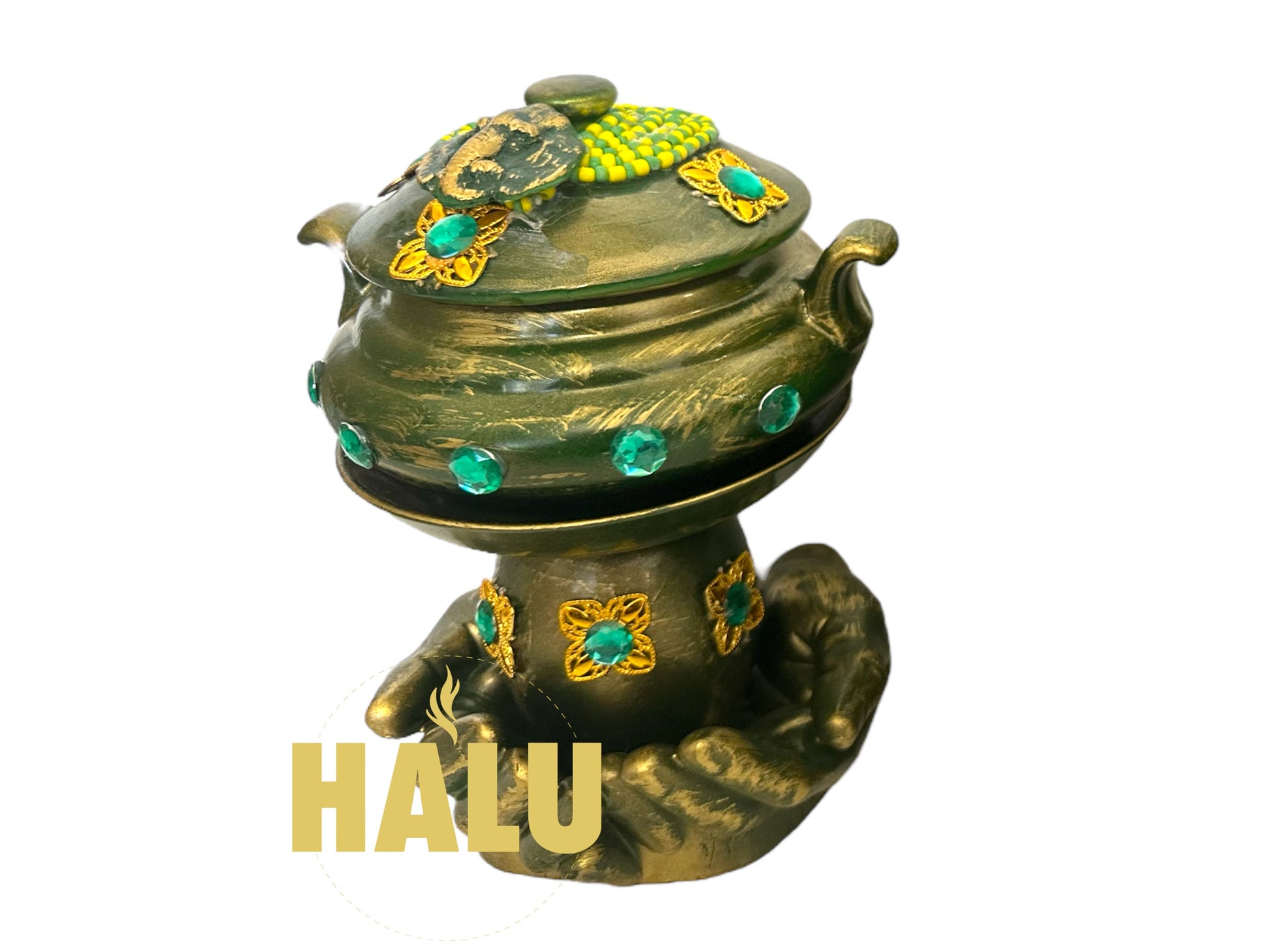 Sopera Para Orumila / Orumila Tureen With Pedestal/ IFA Santeria