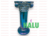 Pedestal Tornasol/ Base De Porcelana Para Santos / Santeria Pedestal Iridescent
