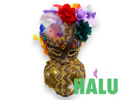 Large Crown with feathers/ Corona para Santos Grande con Plumas/ Santeria