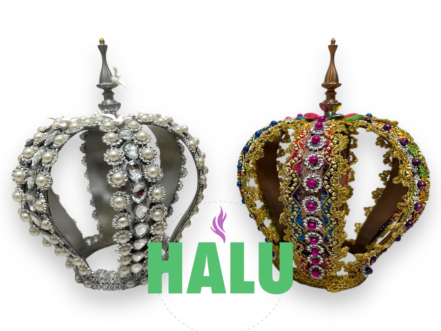 Medium Crown for Orishas/ Corona para Santos Mediana/ Santeria