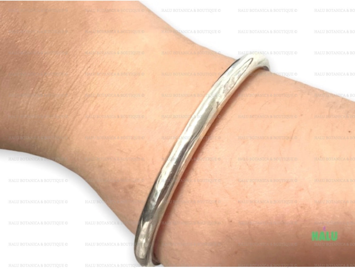 Pulso de Obatala en Plata 950 / Obatala 950 Silver Bangle/ Santeria