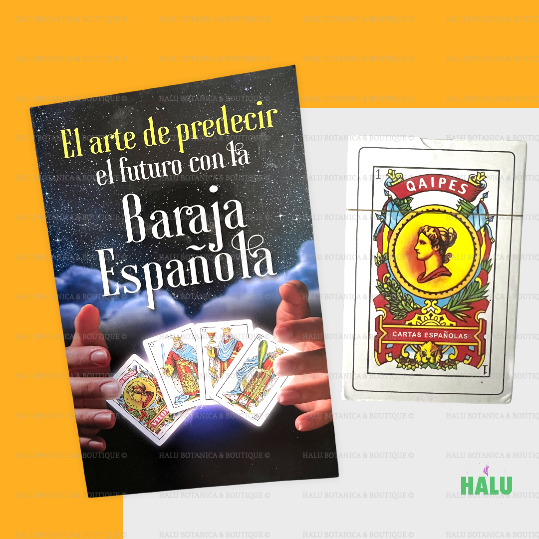 Libros Predecir & Echar Baraja Espańola/ Spanish Cards Reading Book/ Cartomancia