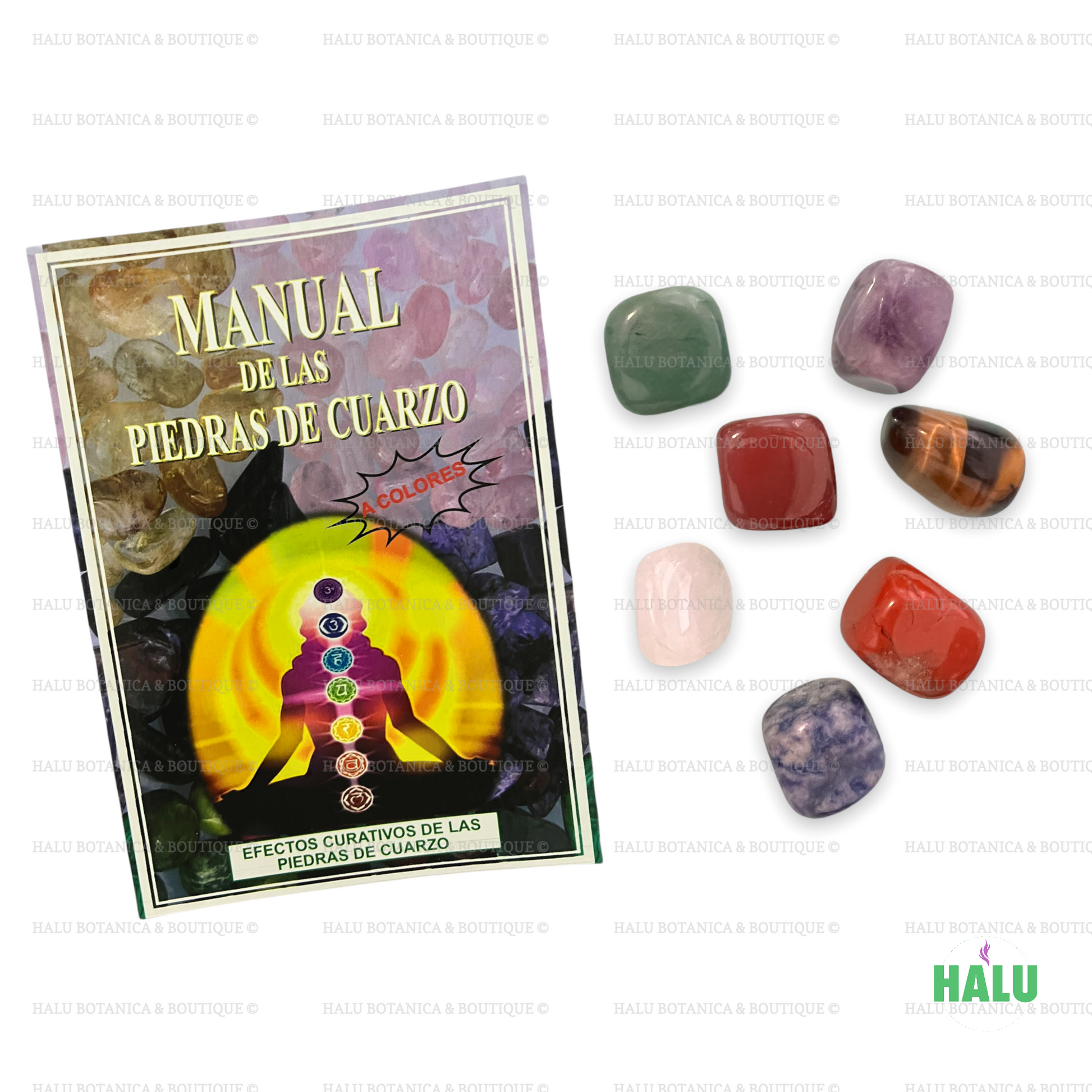 Manual de las Piedras de Cuarzo Combo/ Chakra Book