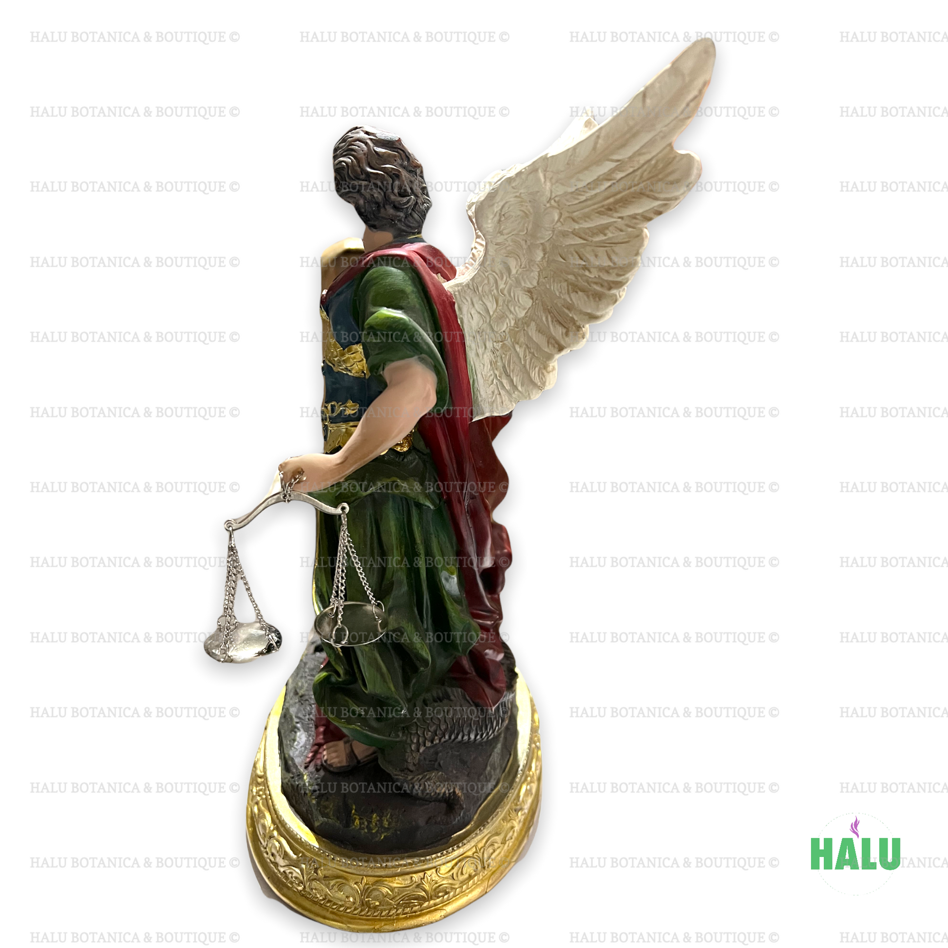 12” Arcángel San Miguel Estatua/ Archangel Michael Statue