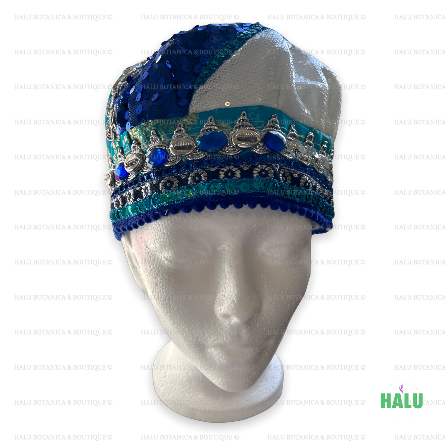 Yemaya Hat/ Gorro Orisha Yemaya/ Santeria Osha