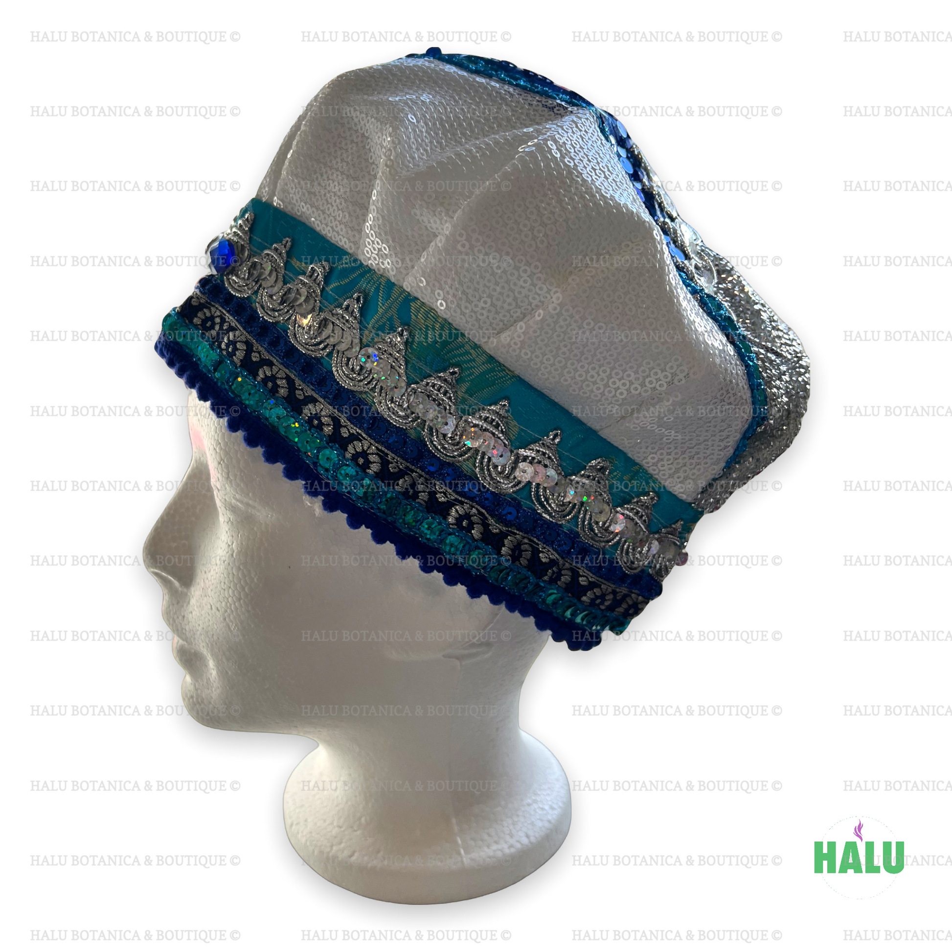 Yemaya Hat/ Gorro Orisha Yemaya/ Santeria Osha