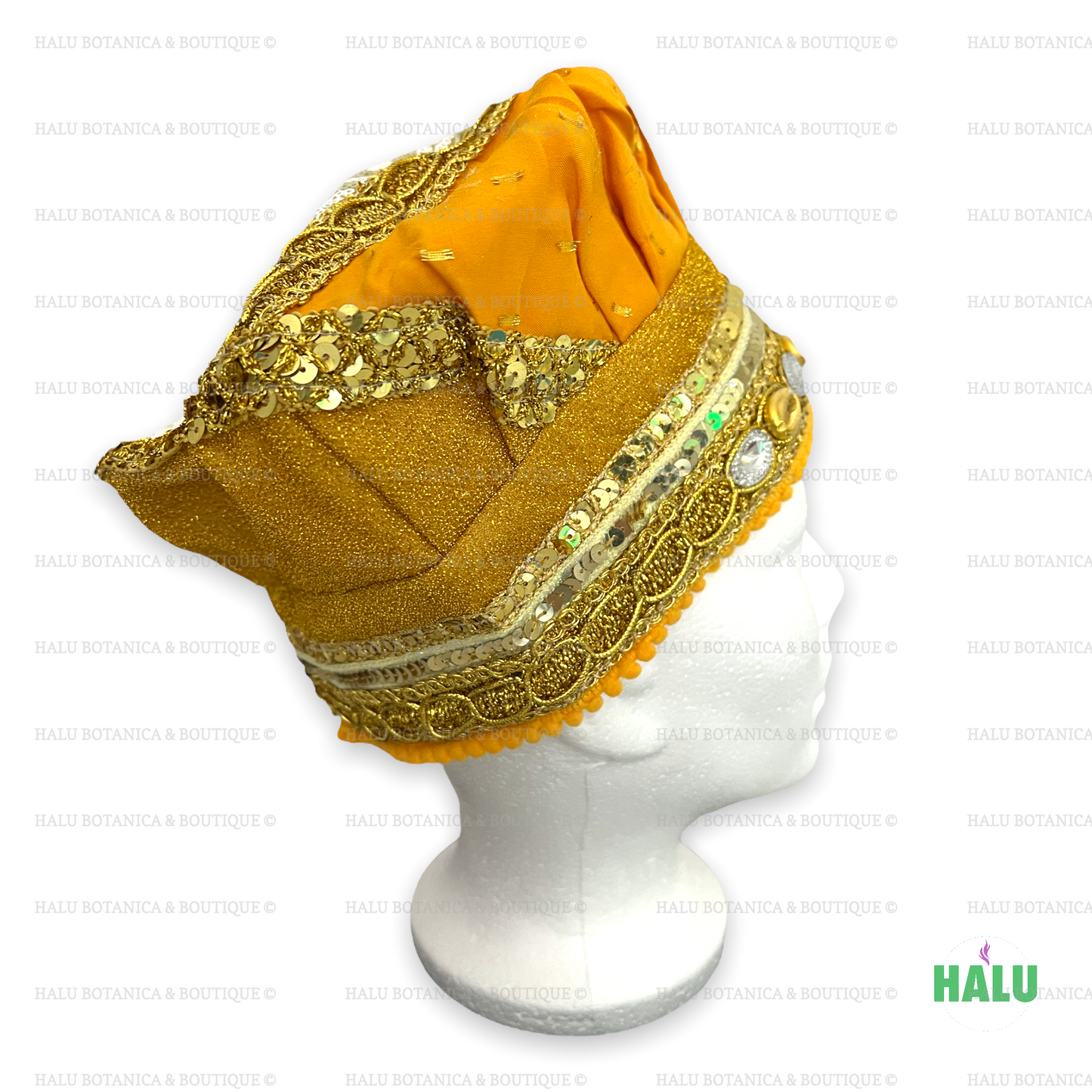 Oshun Hat/ Gorro Orisha Oshun/ Santeria Osha