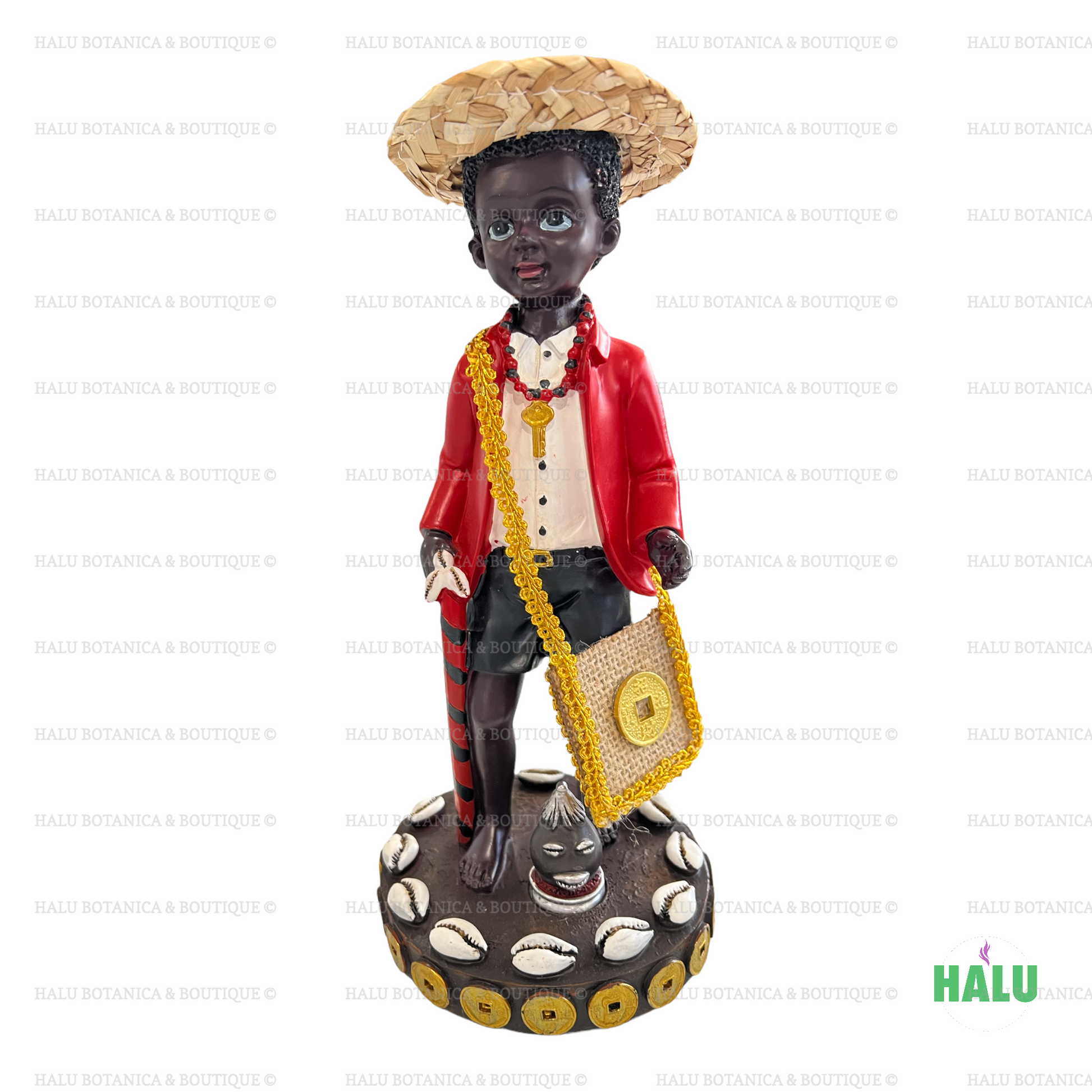 10" Elegua Boy Statue/ Estatua de Niño Elegua/ Santeria Elegua