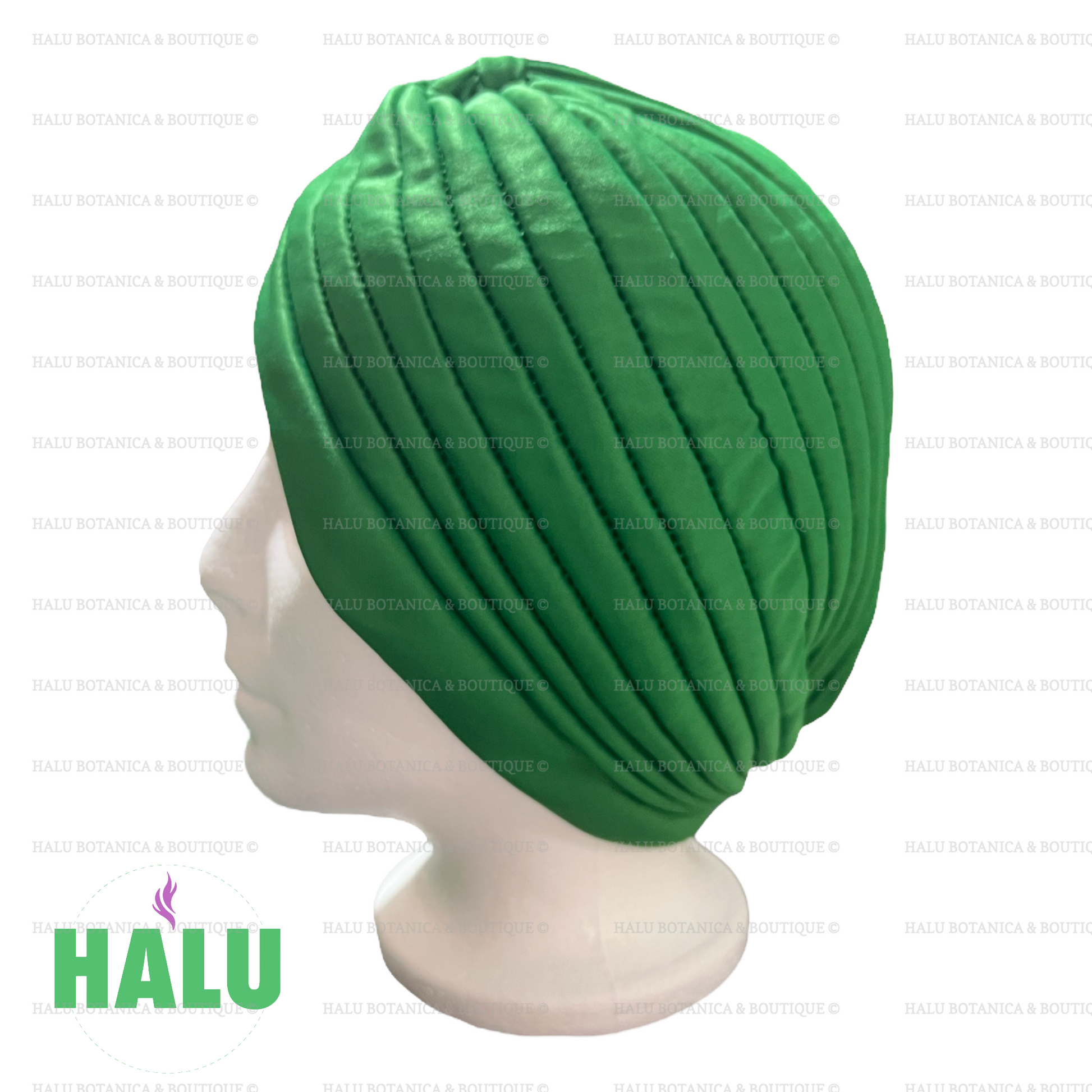 Turbante Quilla Verde/ Green Turban/ Gorro Iyawo Mujer/ Santeria