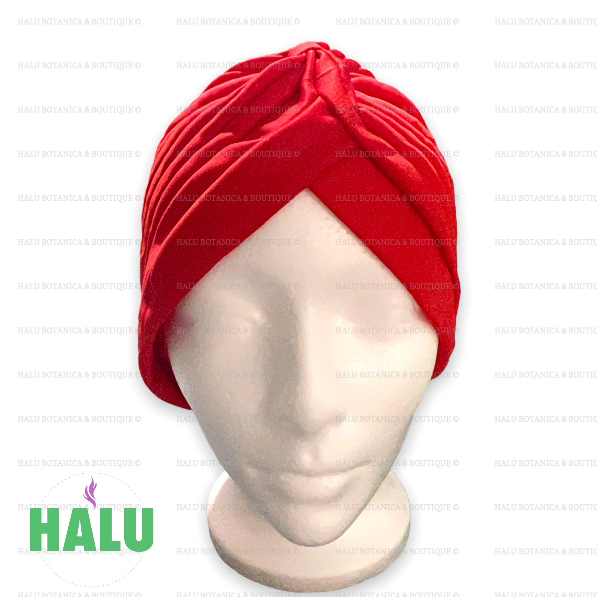 Turbante Quilla Roja/ Red Turban/ Gorro Iyawo Mujer/ Santeria