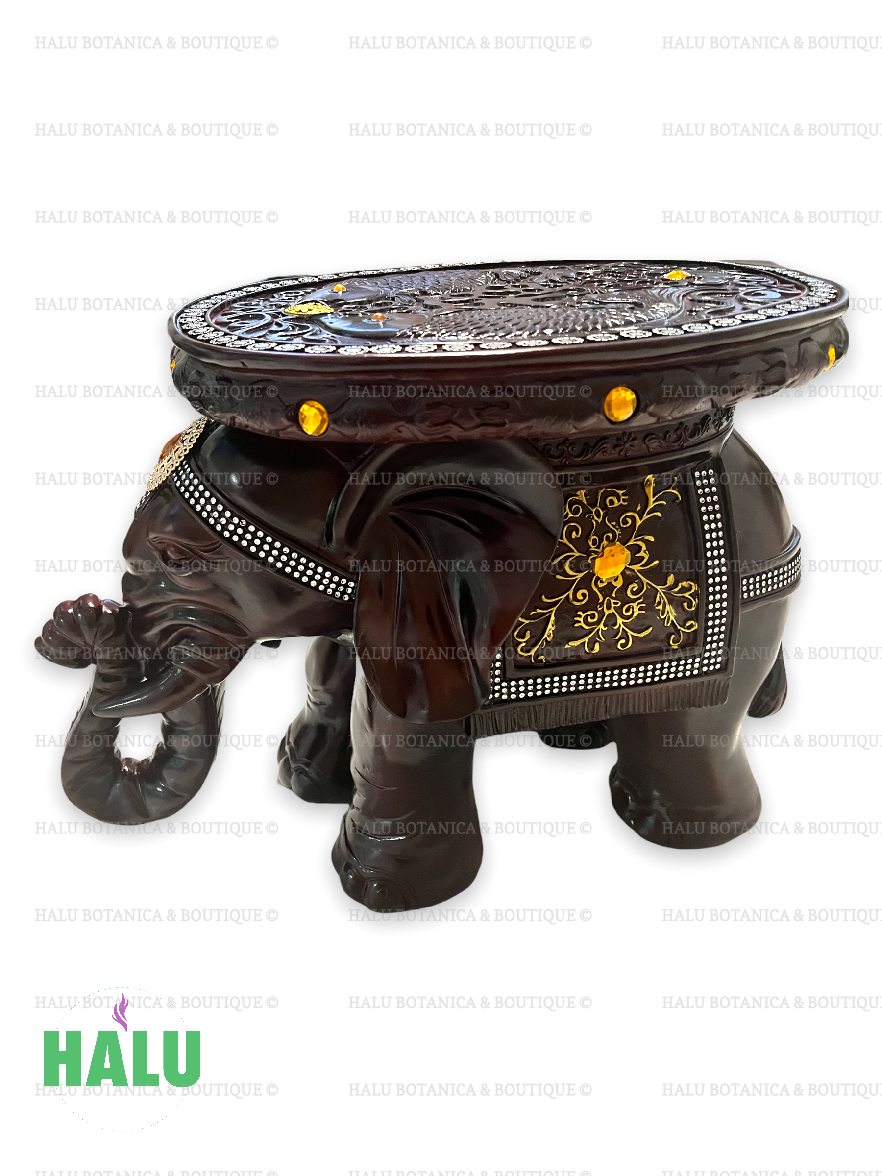 Base de Resina Elefante/ Elephant Table for Orula/ Santeria