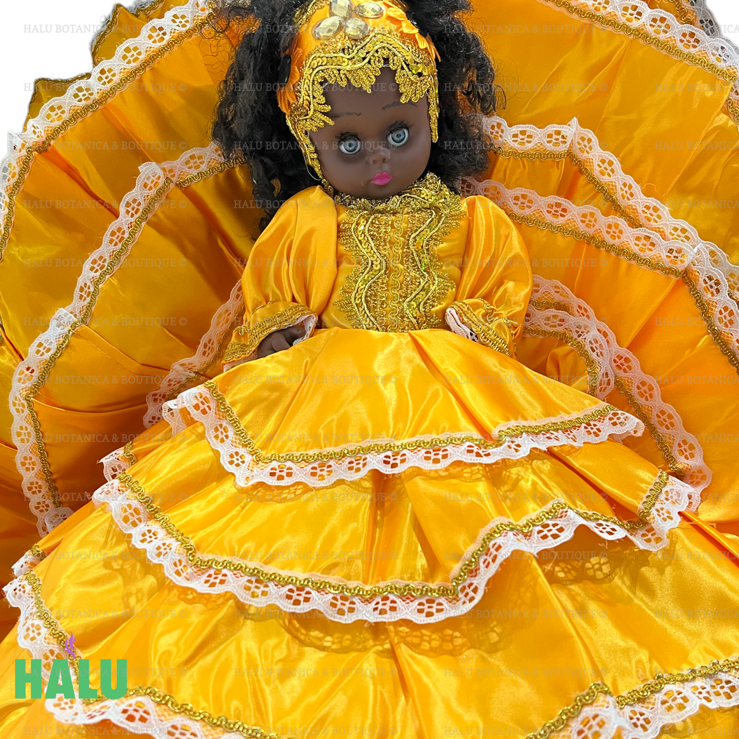 Muñeca Religiosa Oshun/ Ochun Oxum Religious Doll