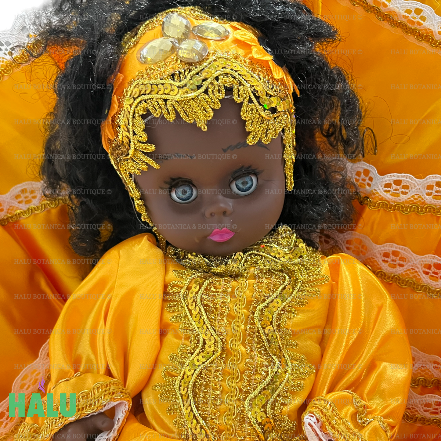 Muñeca Religiosa Oshun/ Ochun Oxum Religious Doll