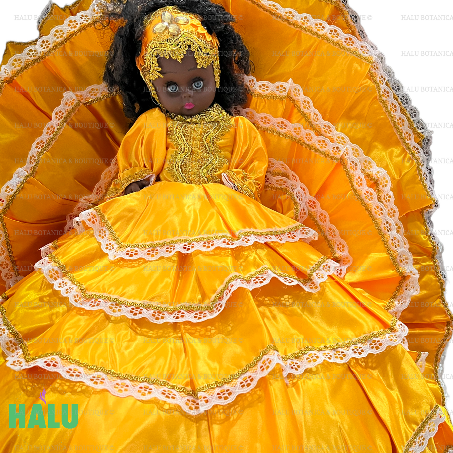 Muñeca Religiosa Oshun/ Ochun Oxum Religious Doll