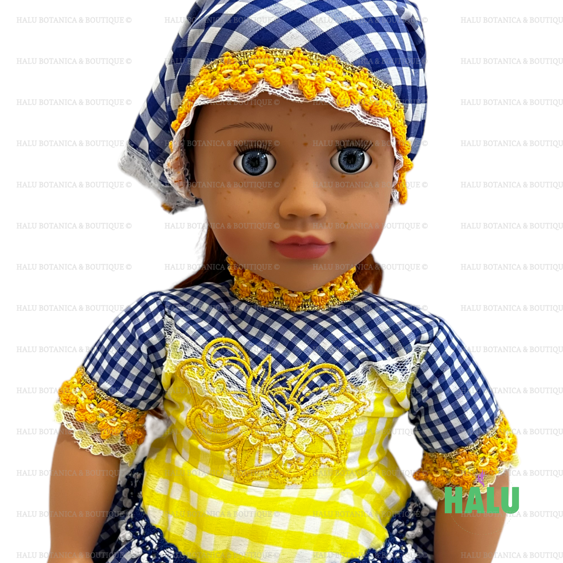 Muñeca Religiosa Oshun Yemaya Dos Aguas/ Oshun Yemaya Two Waters Religious Doll/Santeria