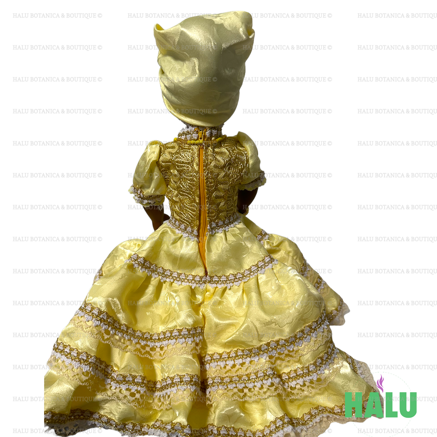 Muñeca Religiosa Oshun con Corona/ Oshun Religious Doll with Crown/Santeria