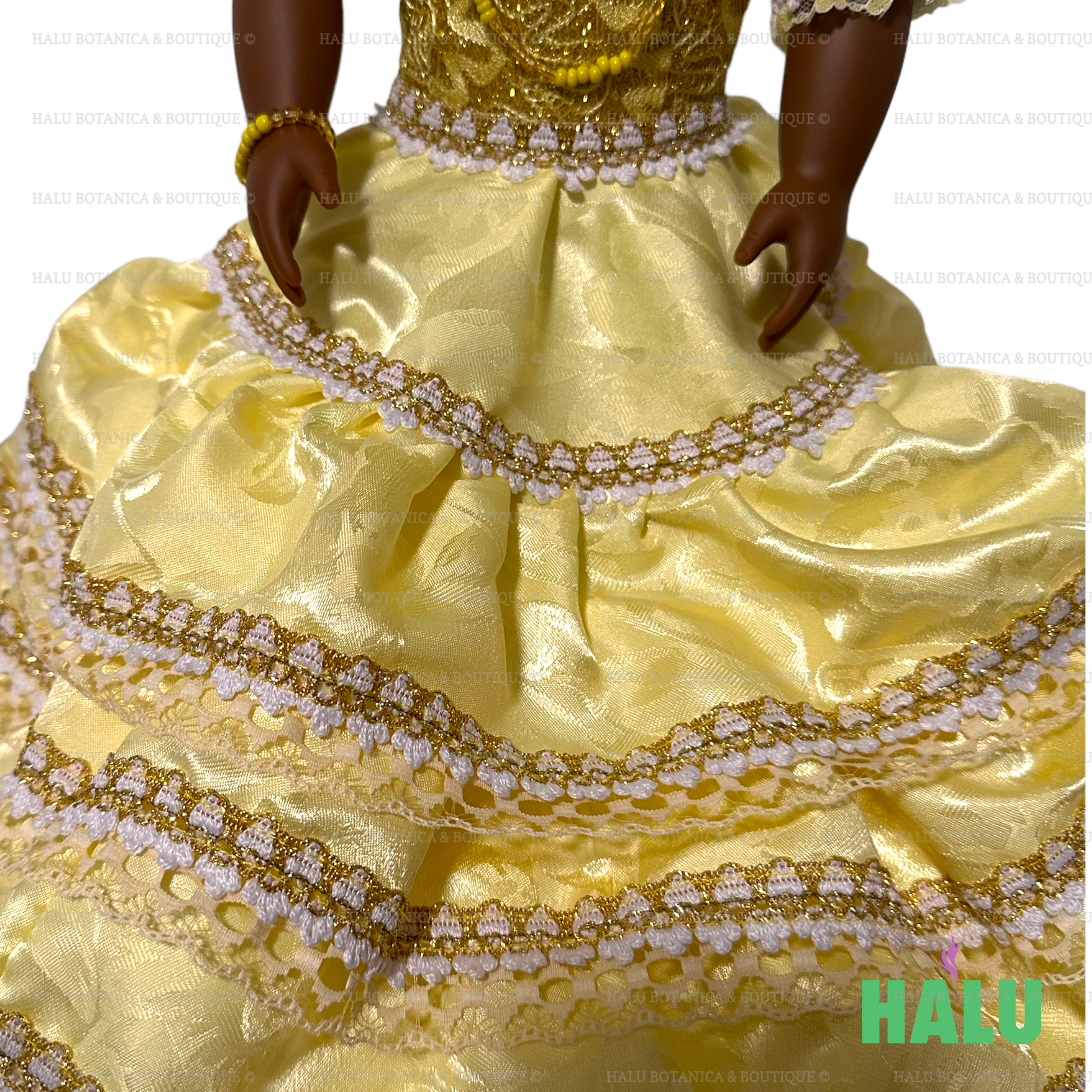 Muñeca Religiosa Oshun con Corona/ Oshun Religious Doll with Crown/Santeria