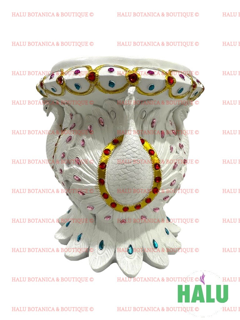 Pedestal Base Pavo Real Santos Orishas / Table Base for Orishas/ Santeria Pedestal