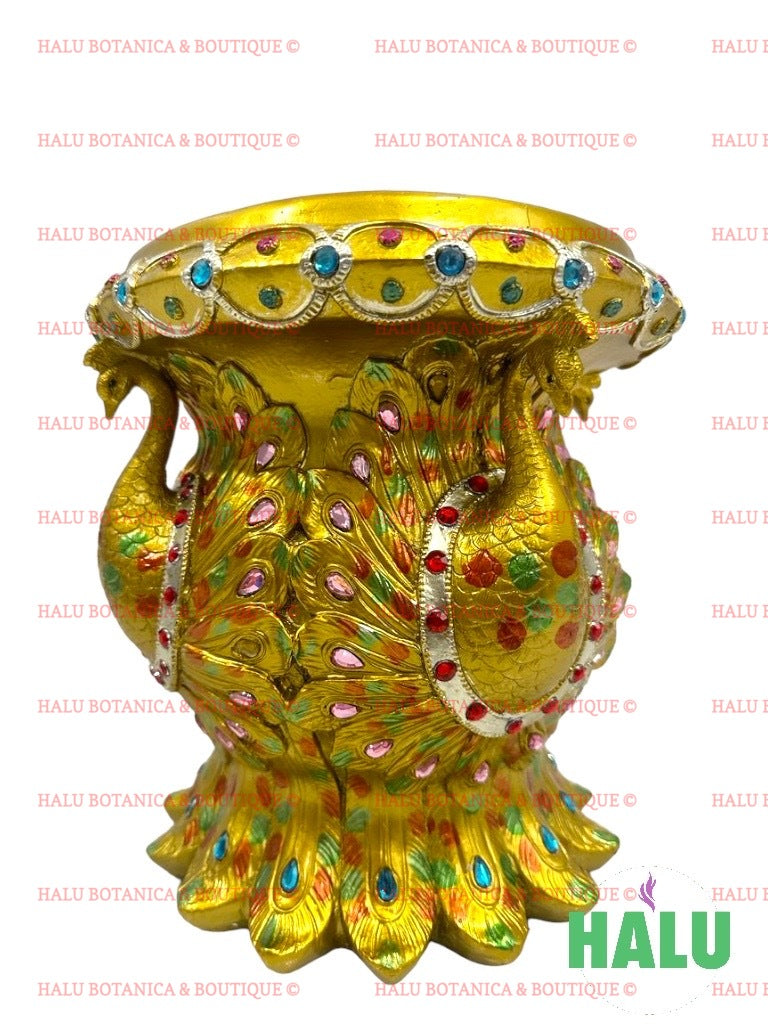 Pedestal Base Pavo Real Santos Orishas / Table Base for Orishas/ Santeria Pedestal