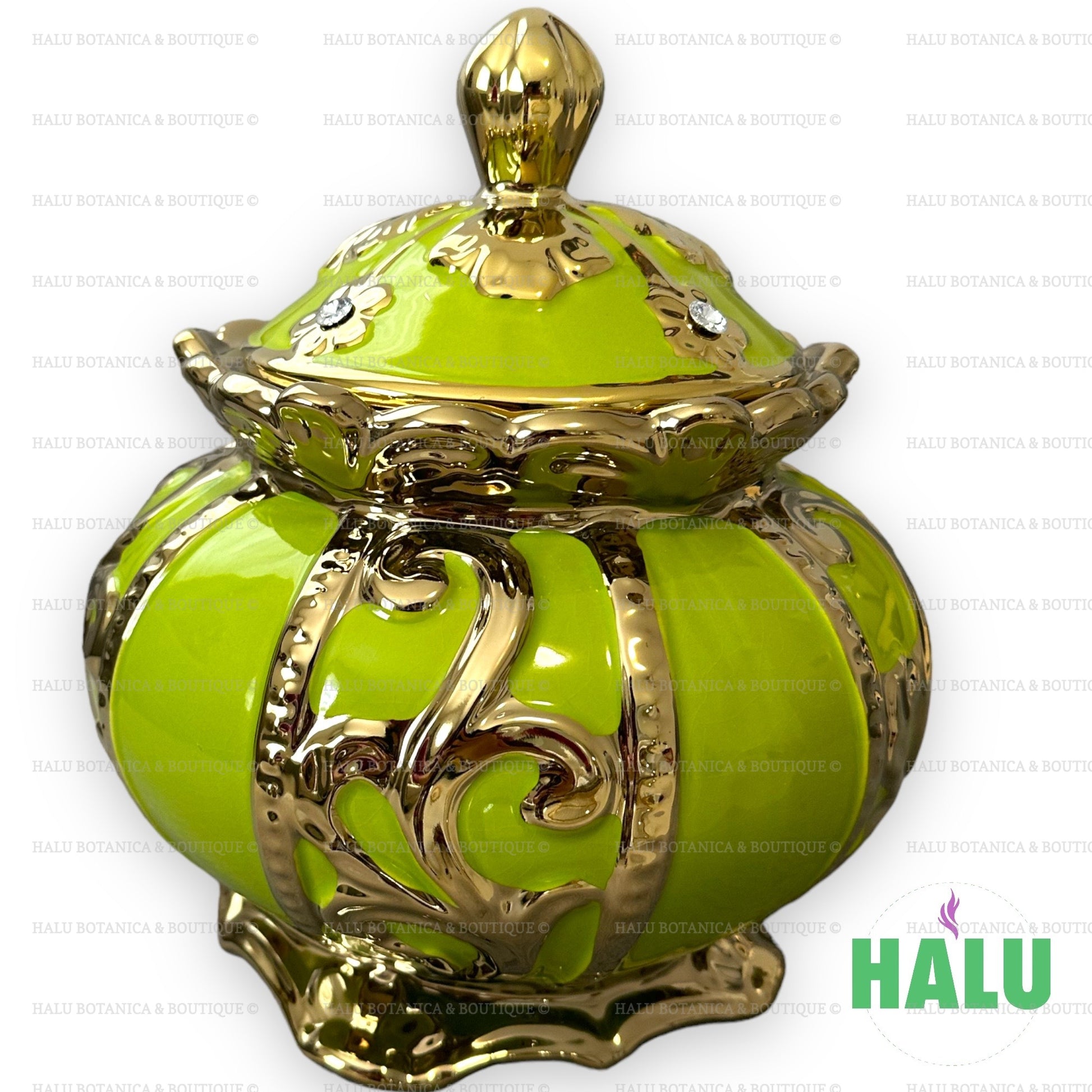 Sopera de Inle Verde/ Green Tureen for Inle/ Santeria Osha