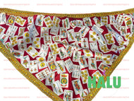 Quilla Gitana Cartas/ Gypsy Satin Bandana/ Santeria
