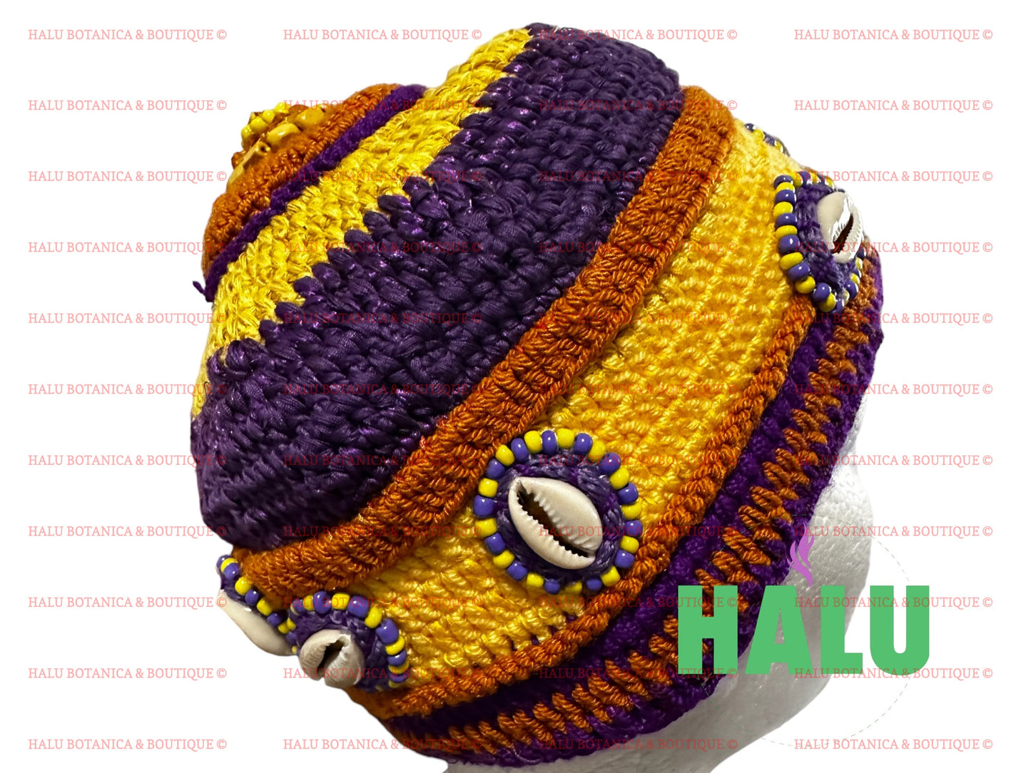 Knitted San Lazaro Hat/ Gorro San Lazaro Tejido / Santeria Osha