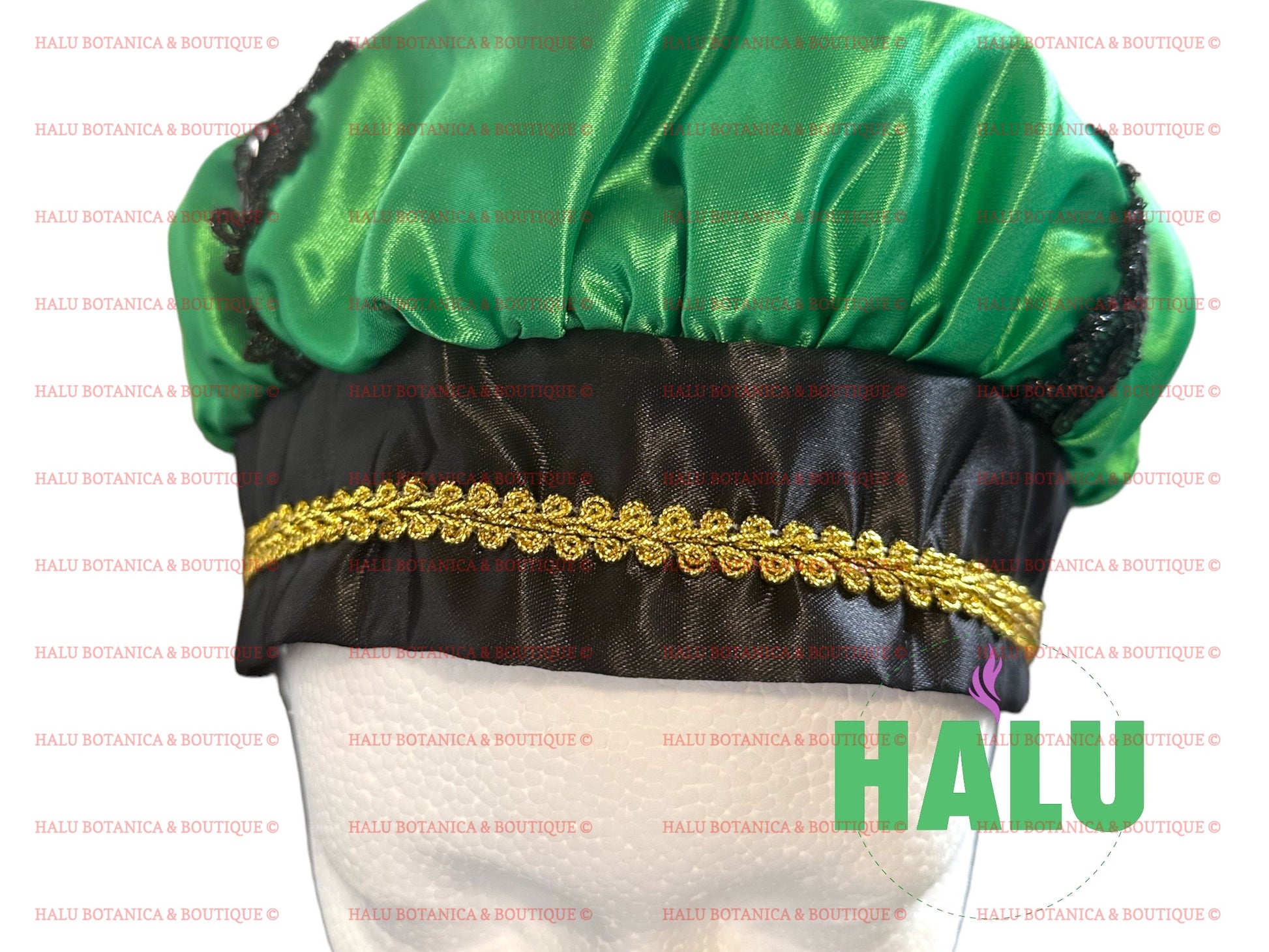 Ogun Hat Green/ Gorro Ogun / Santeria Osha