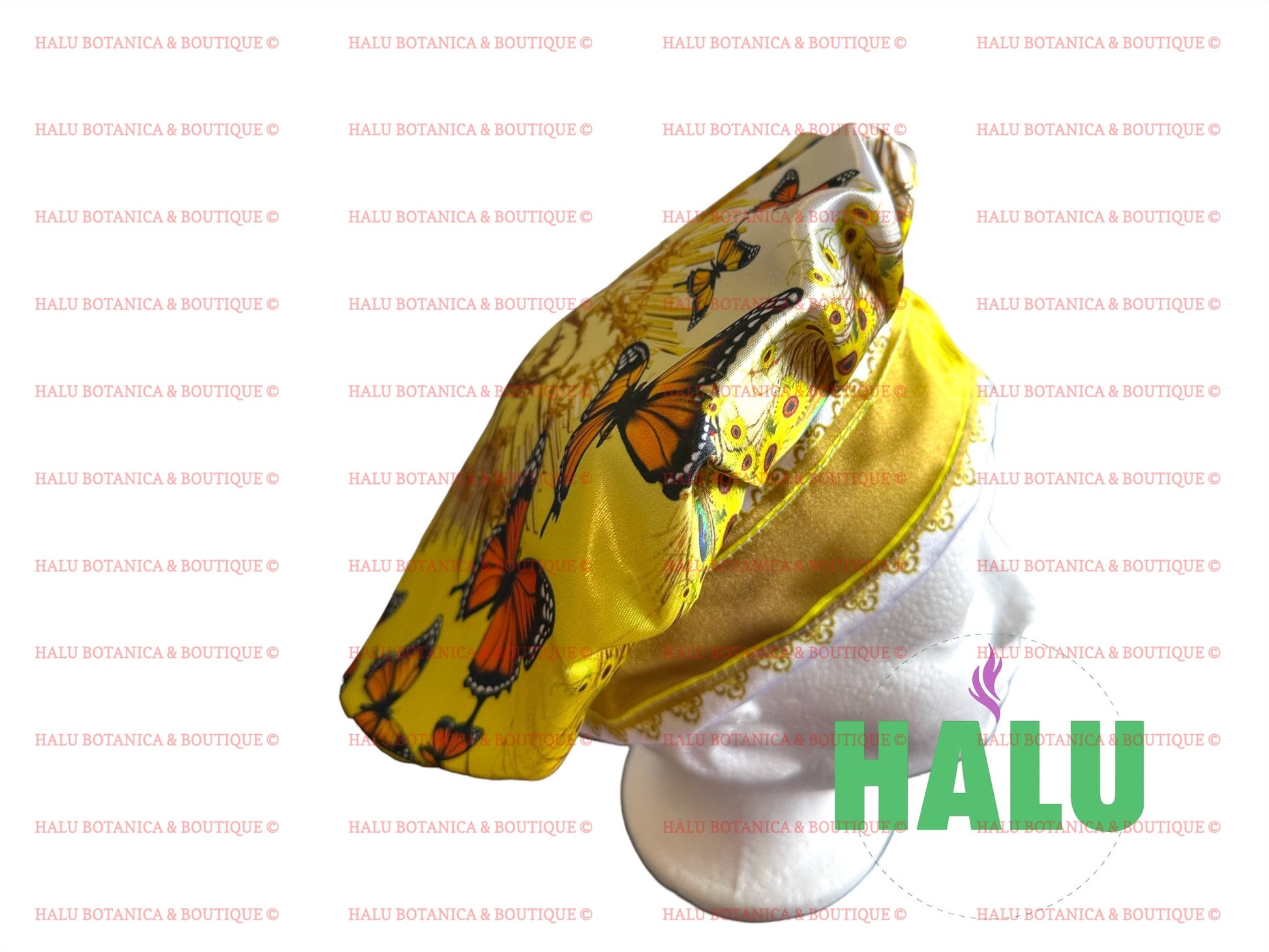 Gorro Oshun en Satin/Oshun Satin Hat/ Santeria