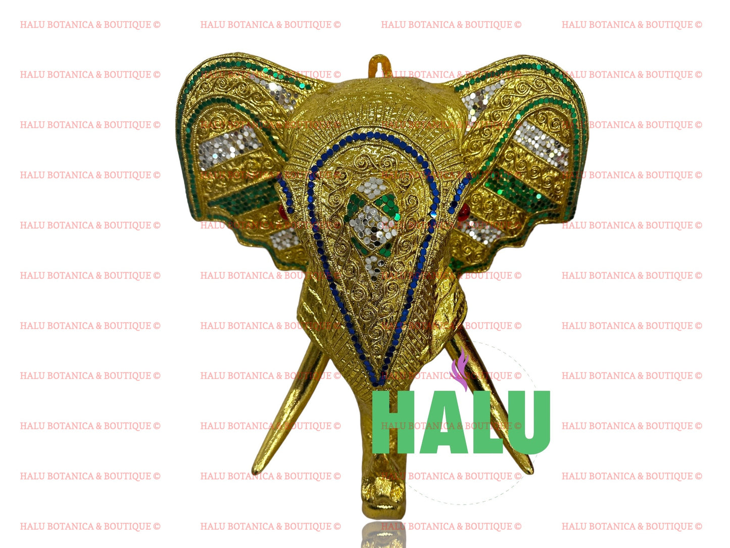 Elephant Decoracion IFA or Santo/ Home Decoration Gold Elephant/ Santo e IFA