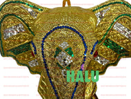 Elephant Decoracion IFA or Santo/ Home Decoration Gold Elephant/ Santo e IFA