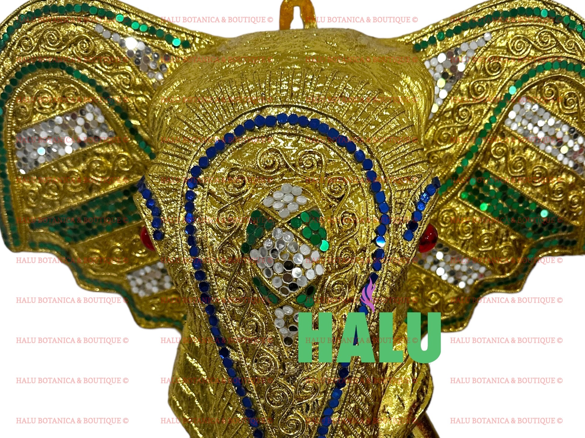 Elephant Decoracion IFA or Santo/ Home Decoration Gold Elephant/ Santo e IFA