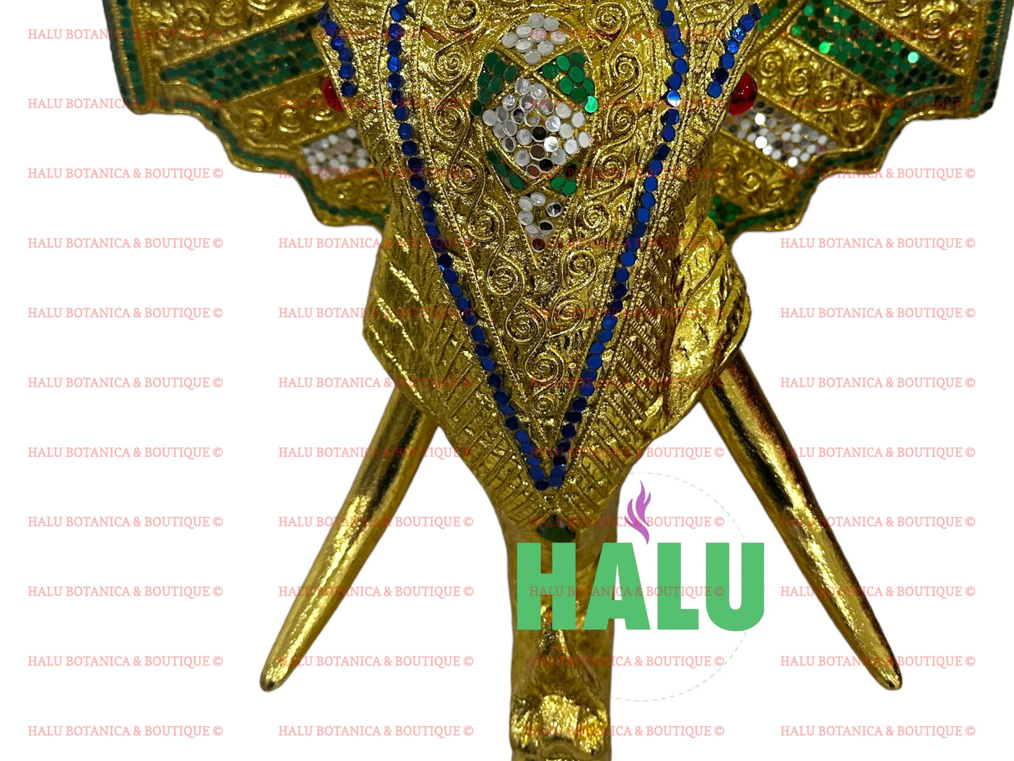 Elephant Decoracion IFA or Santo/ Home Decoration Gold Elephant/ Santo e IFA