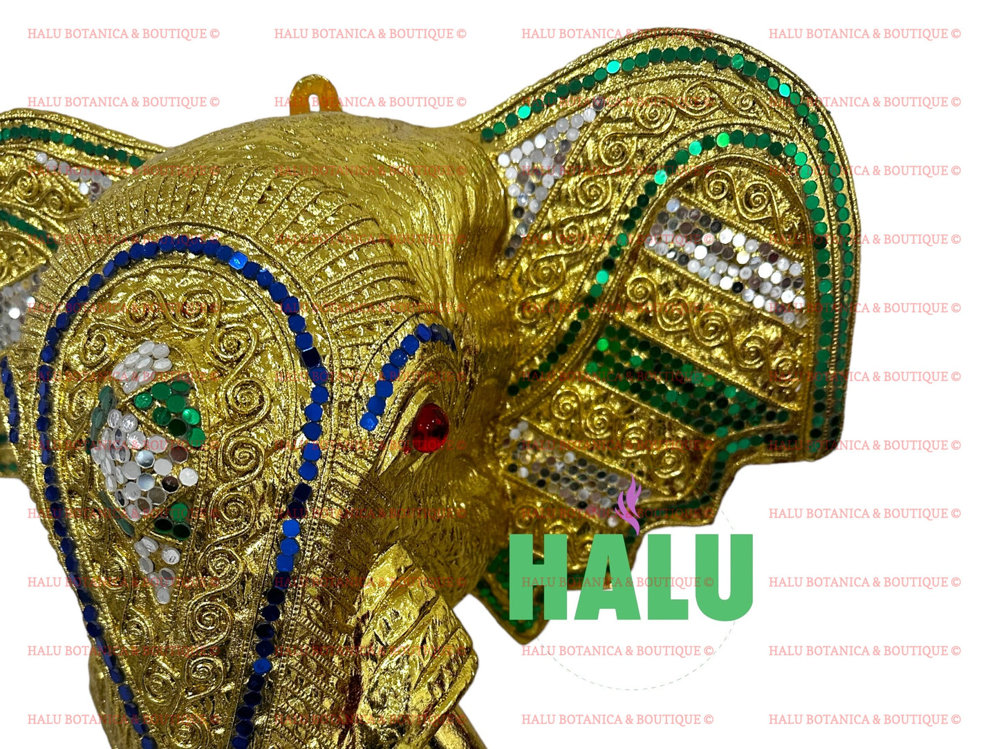 Elephant Decoracion IFA or Santo/ Home Decoration Gold Elephant/ Santo e IFA