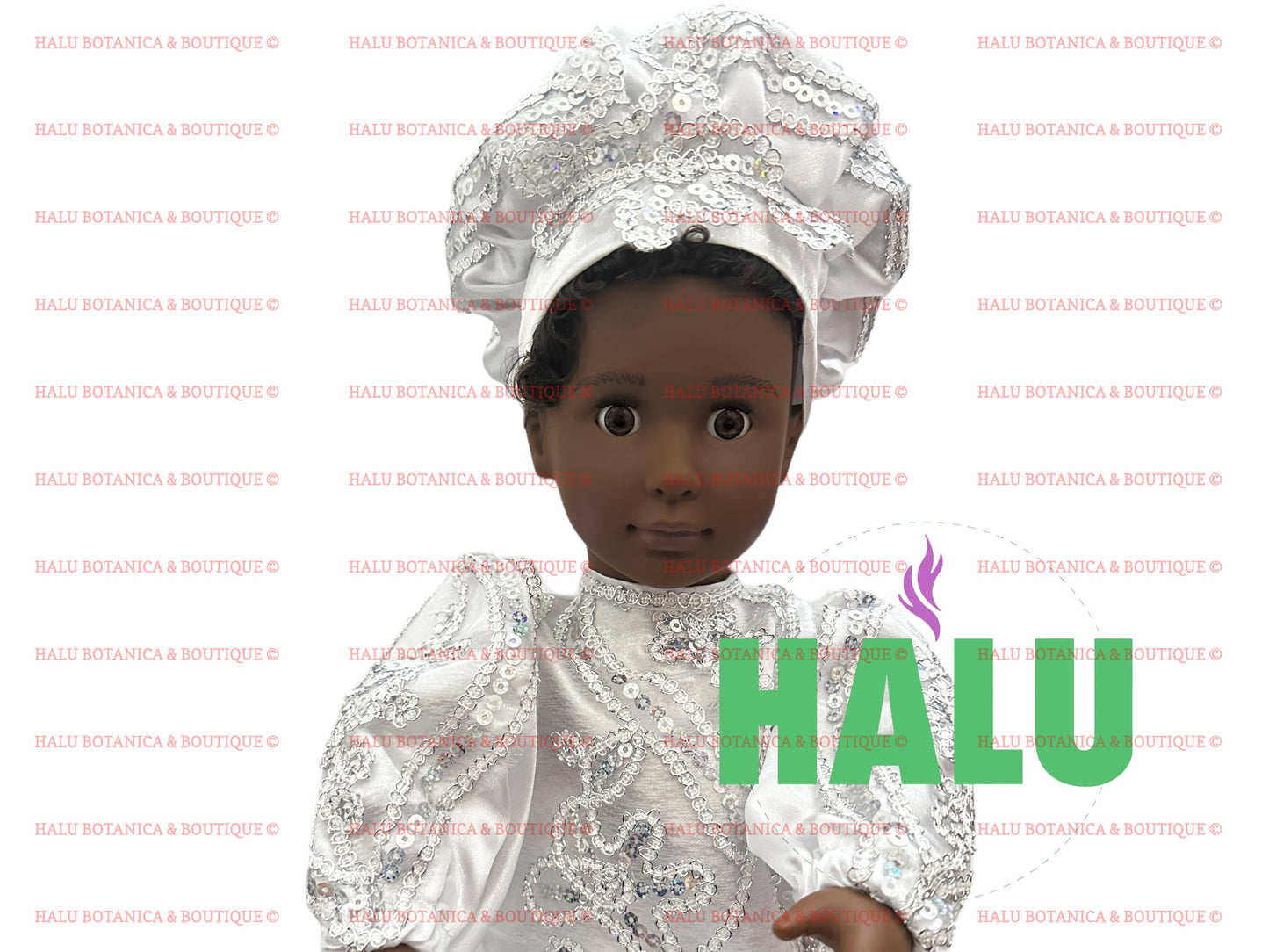 Muñeco Religion Obatala/ Obbatala Religious Doll /Santeria IFA