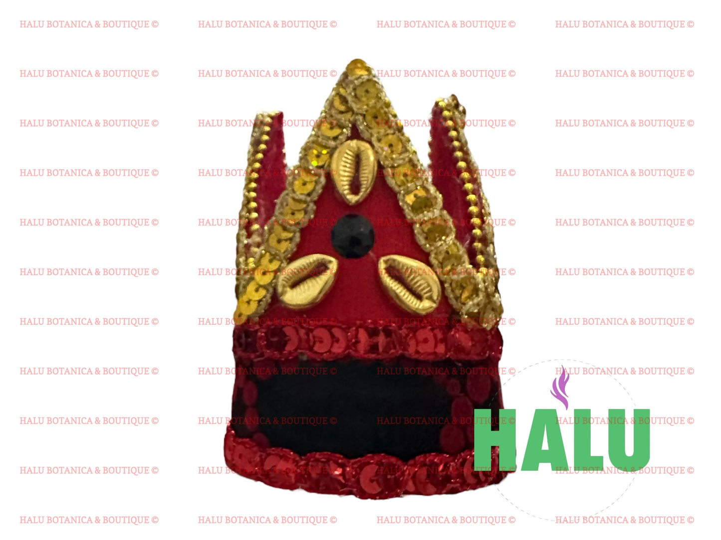 Handmade Elegua Crown Saco/ Corona para Elegua Eshu Brillante/ Santeria IFA