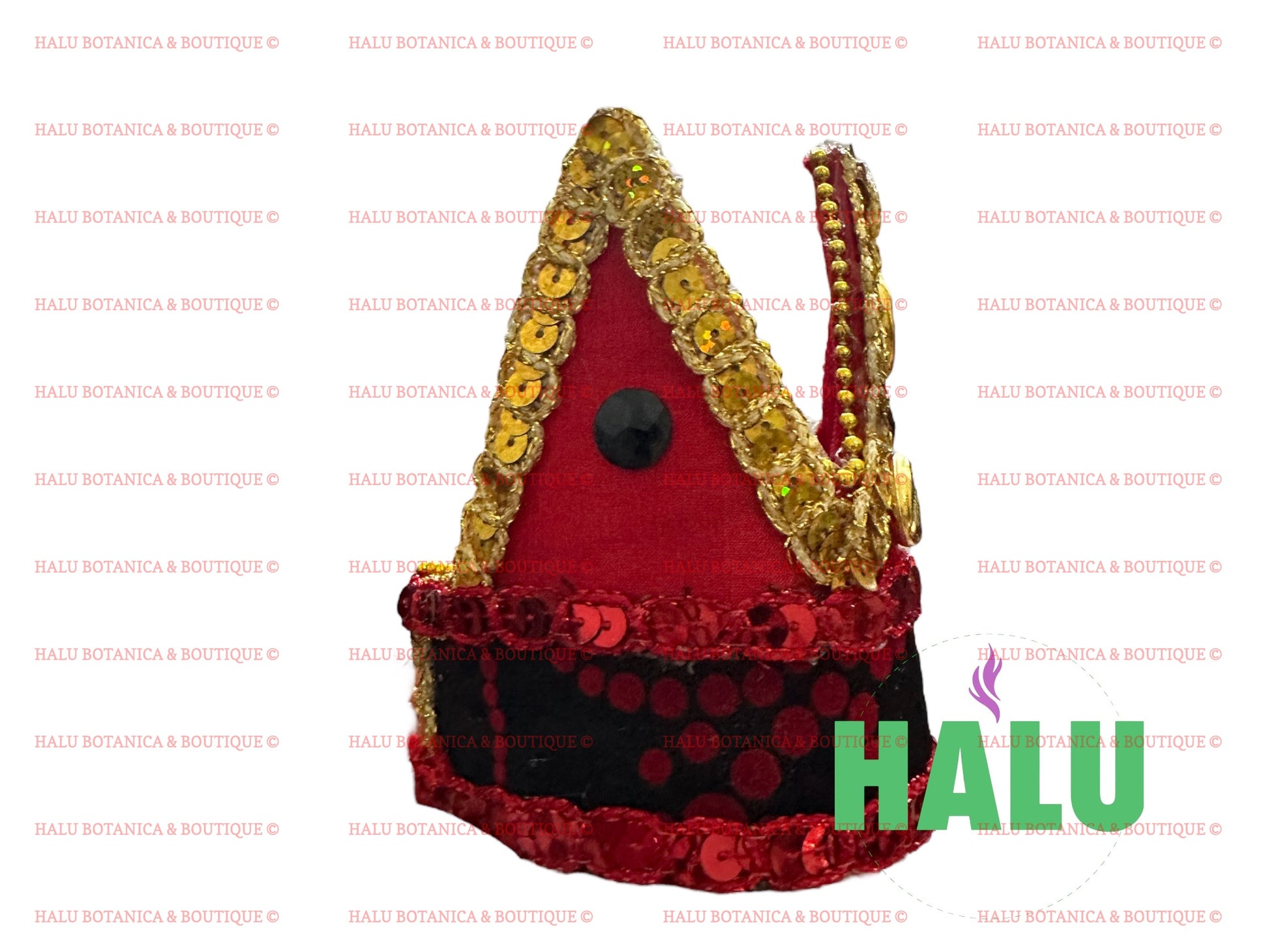 Handmade Elegua Crown Saco/ Corona para Elegua Eshu Brillante/ Santeria IFA