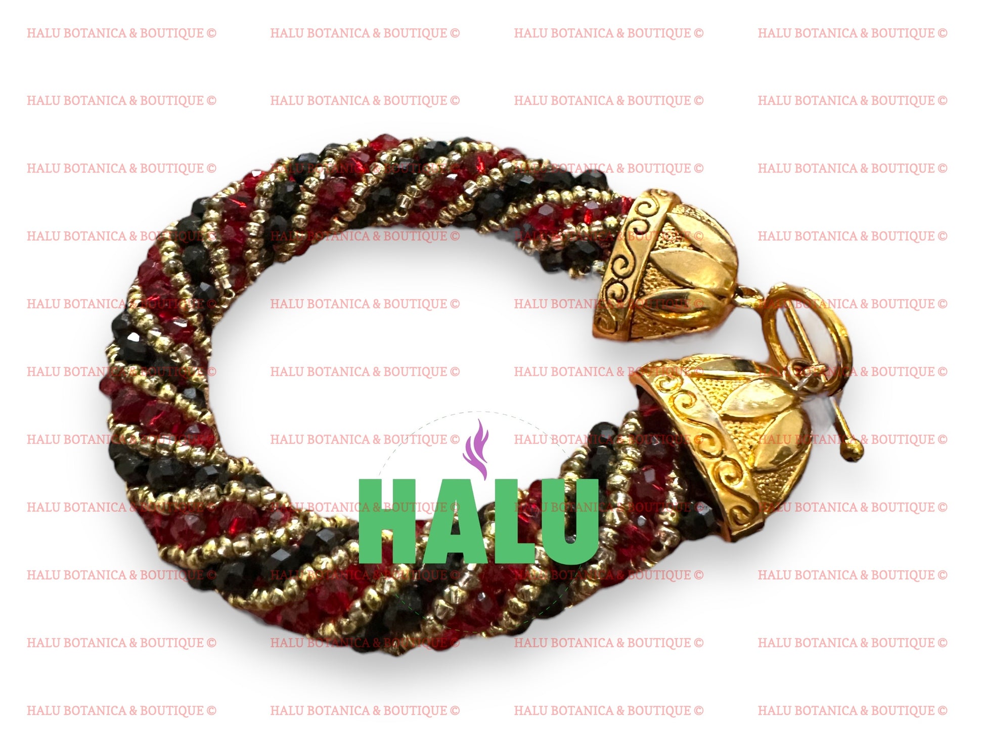 Ilde Mazo de Elegua Orula con Broche/ Elegua Orula Bracelet / Manilla de Elegua/ Santeria Osha