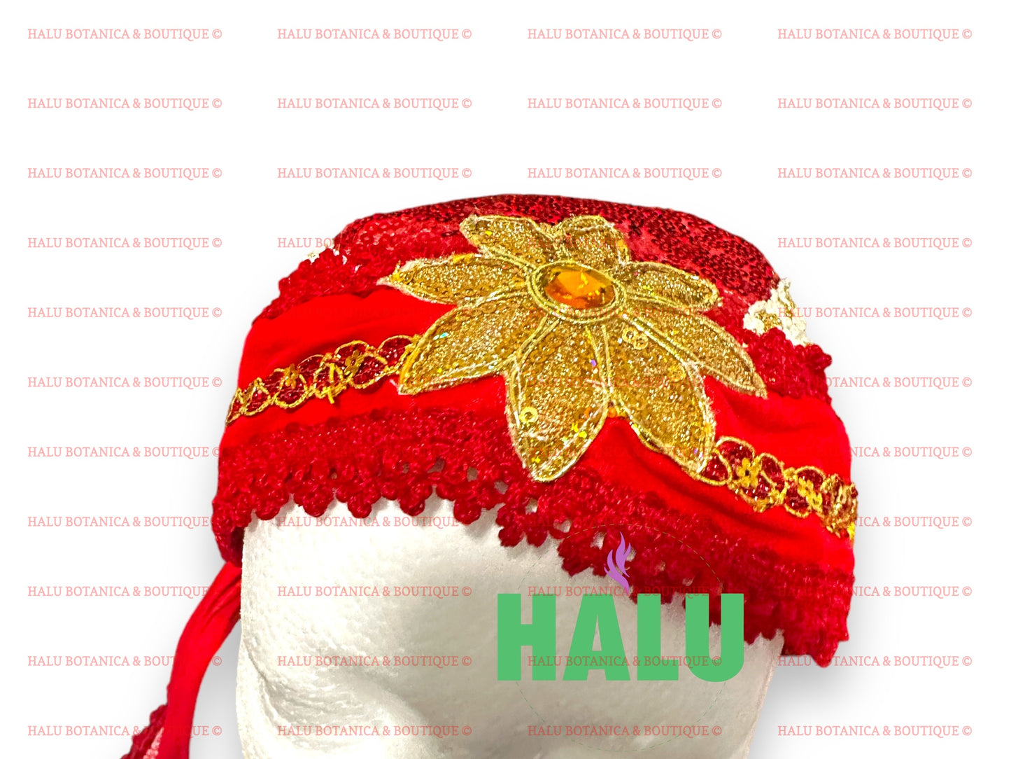 Shango Quilla Gorro/ Gorro Bandana Chango/ Santeria Quillas