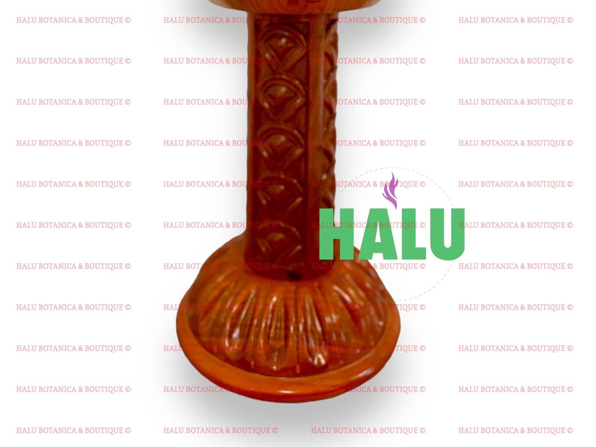 Pilón de Madera Tallado