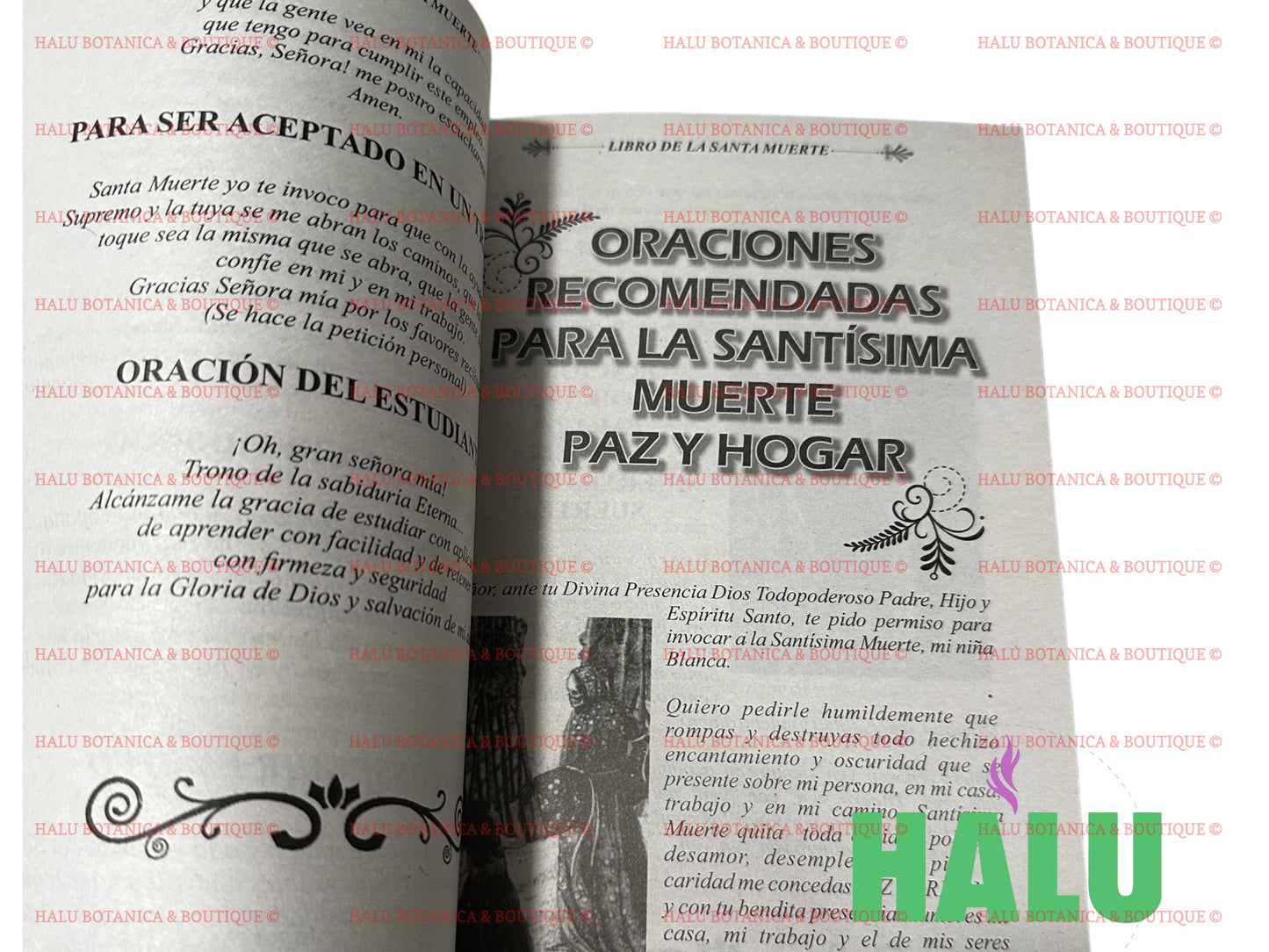 The Holy Death's Book/ Lucumi Religion Book/ Libro de la Santa Muerte