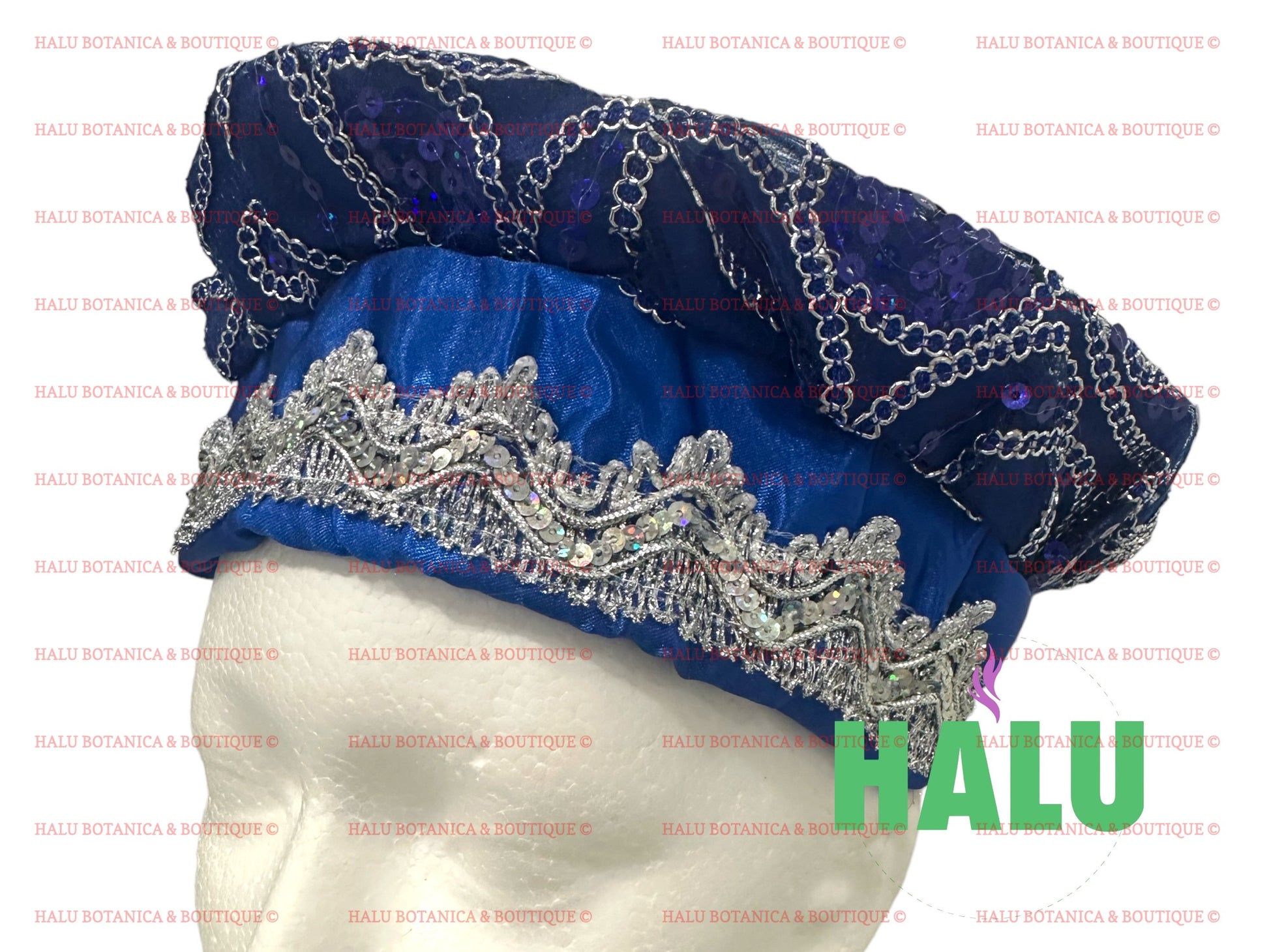 Gorro de Yemaya/ Yemaya Hat/ Santeria Quilla