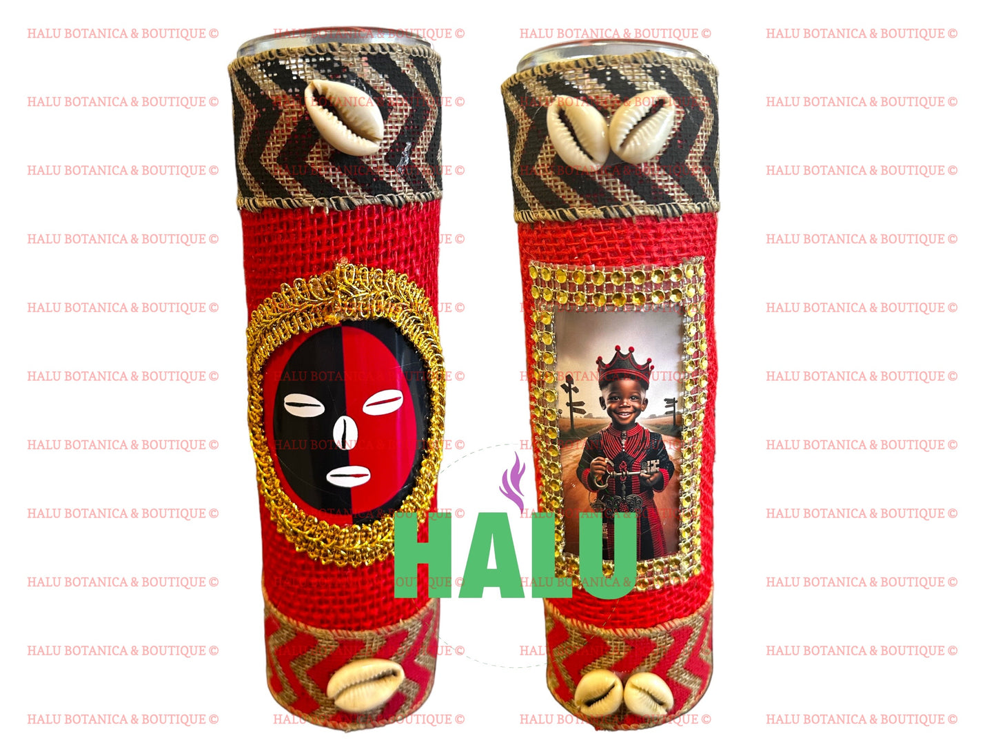 Elegua Eshu Candle/ Vela para Elegua/ Santeria